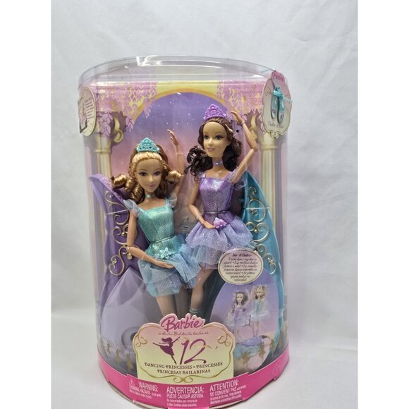 Barbie in the 12 Dancing Princesses Dolls Hadley & Isla New In Box 2006 Mattel - Picture 2 of 14